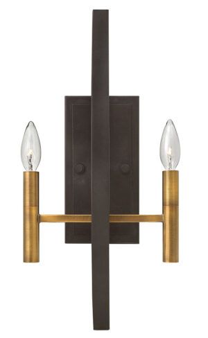 Hinkley Large Two Light Sconce