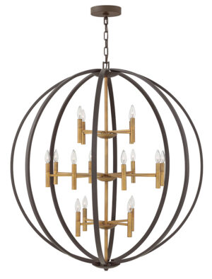 Hinkley Double XL Three Tier Orb Chandelier