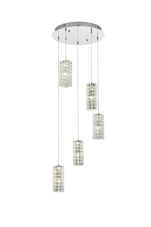 Aston 20 inch LED Pendant in Chrome