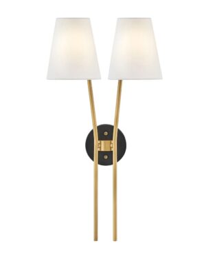 Hinkley Large Two Light Sconce
