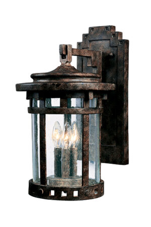 Maxim Lighting Santa Barbara VX 3-Light Outdoor Wall Lantern