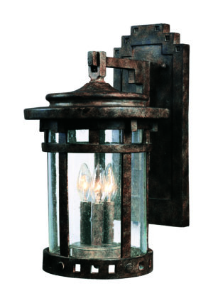 Maxim Lighting Santa Barbara VX 3-Light Outdoor Wall Lantern
