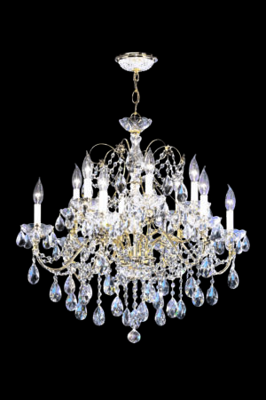 James R. Moder Regalia 12 Light Chandelier IMPERIAL Crystal (Clear)