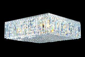 James R. Moder Contemporary Flush Mount SPECTRA CRYSTAL by Swarovski (Clear)