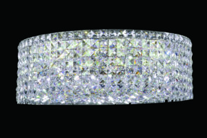James R. Moder Contemporary Flush Mount SPECTRA CRYSTAL by Swarovski (Clear)