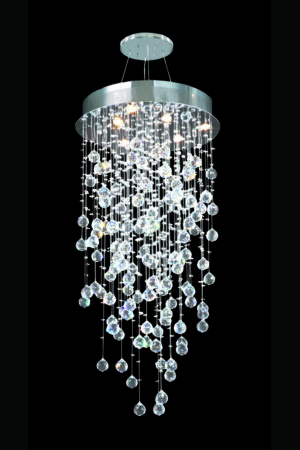 James R. Moder Crystal Rain Chandelier SPECTRA CRYSTAL by Swarovski (Clear)