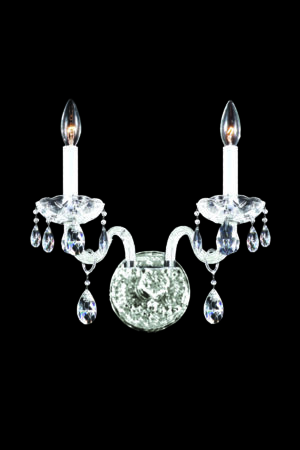 James R. Moder Palace Ice 2 Light Wall Sconce IMPERIAL Crystal (Clear)