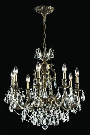 James R. Moder Brindisi 8 Light Chandelier IMPERIAL Crystal (Golden Teak)