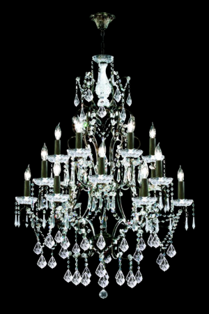 James R. Moder Charleston 18 Light Chandelier IMPERIAL Crystal (Clear)