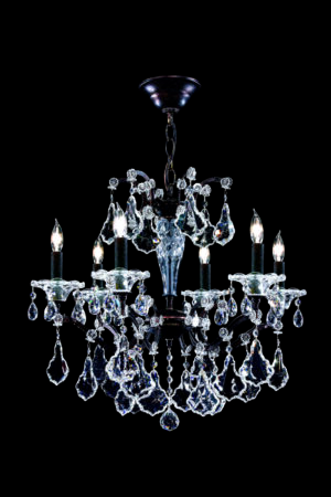 James R. Moder Cosenza 6 Light Chandelier IMPERIAL Crystal (Clear)