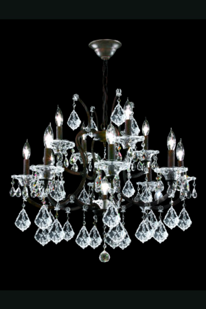 James R. Moder Cosenza 12 Light Chandelier IMPERIAL Crystal (Clear)