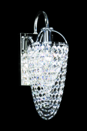 James R. Moder Contemporary Wall Sconce Basket IMPERIAL Crystal (Clear)