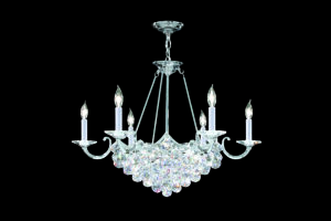 James R. Moder Cascade 6 Light Chandelier IMPERIAL Crystal (Clear)