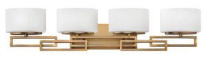 Hinkley Large Four Light Vanity