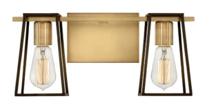 Hinkley Small Two Light Vanity