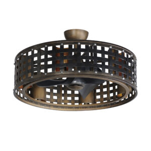 Maxim Lighting Portcullis 33" Wifi-enabled Fandelight w LED Bulbs