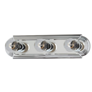Maxim Lighting Essentials 3-Light Racetrack Bath Vanity Light