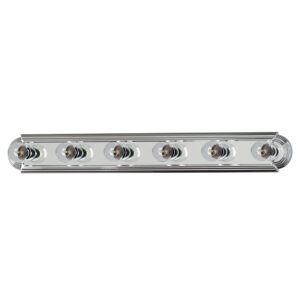 Maxim Lighting Essentials 6-Light Racetrack Bath Vanity Light