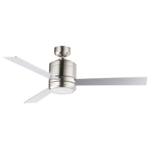 Maxim Lighting Tanker 52" Nickel Outdoor E-Star LED Fan