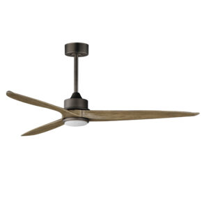 Maxim Lighting Woodwind 72" Solid Wood Blade Fan W LED Light Kit