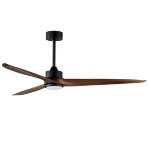 Maxim Lighting Woodwind 80" Solid Wood Blade Fan W LED Light Kit