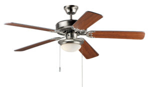 Maxim Lighting Basic-Max 52" Nickel Fan LED 2-Light W/P Blades