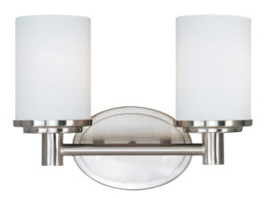 Maxim Lighting Cylinder 2-Light Bath Vanity