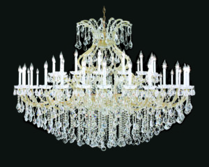 James R. Moder Maria Theresa 48 Light Chandelier IMPERIAL Crystal (Clear)