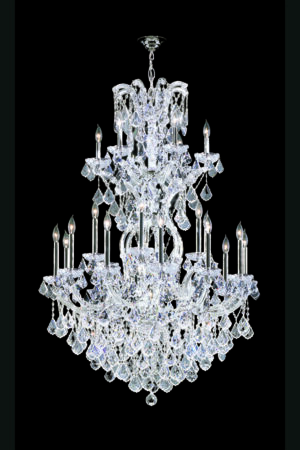 James R. Moder Maria Theresa 24 Light Chandelier IMPERIAL Crystal (Clear)