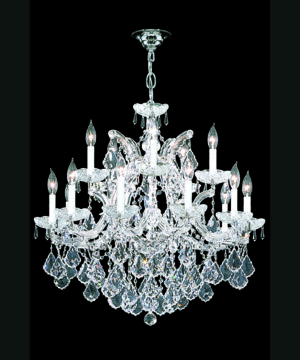 James R. Moder Maria Theresa 15 Light Chandelier IMPERIAL Crystal (Clear)