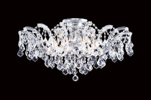 James R. Moder Maria Theresa 8 Light Flush Mount IMPERIAL Crystal (Clear)