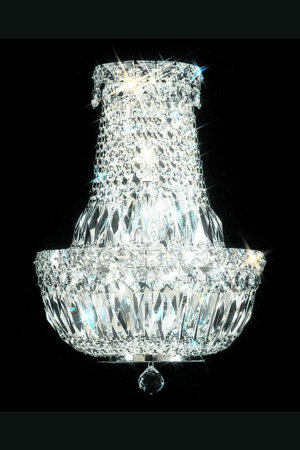 James R. Moder Prestige All Crystal Wall Sconce IMPERIAL Crystal (Clear)