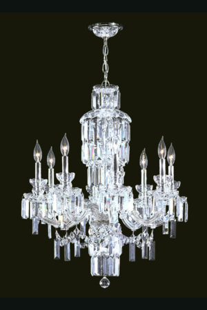 James R. Moder Buckingham 8 Light Chandelier IMPERIAL Crystal (Clear)