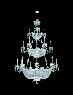 James R. Moder Princess Entry Chand. w/18 Lights IMPERIAL Crystal (Clear)
