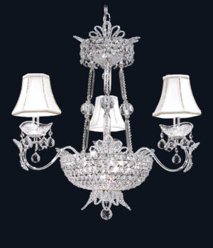 James R. Moder Princess Chandelier with 3 Lights IMPERIAL Crystal (Clear)
