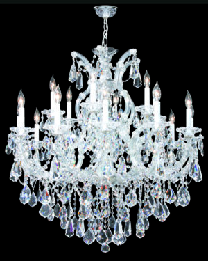 James R. Moder Maria Theresa 18 Light Chandelier SPECTRA CRYSTAL by Swarovski (Clear)