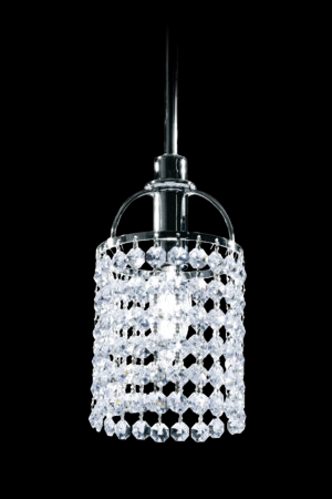 James R. Moder Tekno Mini Pendant with Round Head SPECTRA CRYSTAL by Swarovski (Clear)