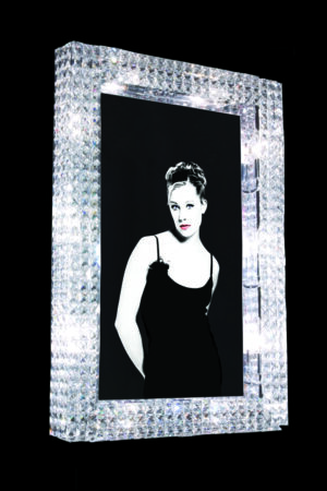 James R. Moder Eclipse Collection Mirror IMPERIAL Crystal (Clear)