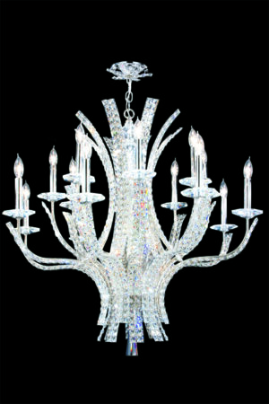James R. Moder Eclipse Collection 16 Light Chandelier IMPERIAL Crystal (Clear)