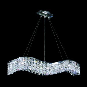 James R. Moder Fashionable Broadway Wave Chandelier IMPERIAL Crystal (Clear)