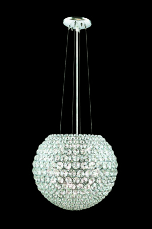 James R. Moder Sun Sphere Chandelier SPECTRA CRYSTAL by Swarovski (Clear)
