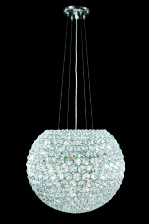 James R. Moder Sun Sphere Chandelier SPECTRA CRYSTAL by Swarovski (Clear)
