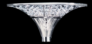 James R. Moder Contemporary Wall Sconce SPECTRA CRYSTAL by Swarovski (Clear)