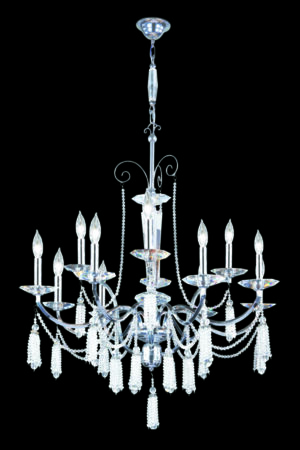 James R. Moder Tassel Collection 12 Light Chandelier IMPERIAL Crystal (Clear)