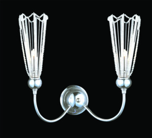 James R. Moder Medallion 2 Light Wall Sconce IMPERIAL Crystal (Clear)