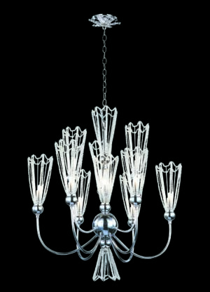 James R. Moder Medallion 9 Light Chandelier IMPERIAL Crystal (Clear)