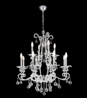 James R. Moder Crystal Bead 8 Light Chandelier IMPERIAL Crystal (Clear)