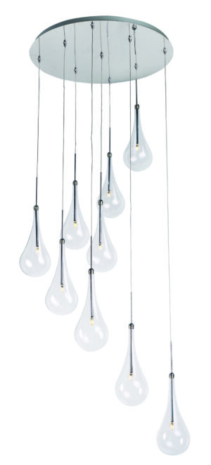 ET2 Lighting Larmes 9-Light LED Pendant