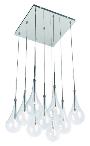 ET2 Lighting Larmes 9-Light LED Pendant