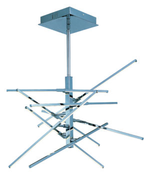 ET2 Lighting Kriss Kross 8-Light LED Pendant